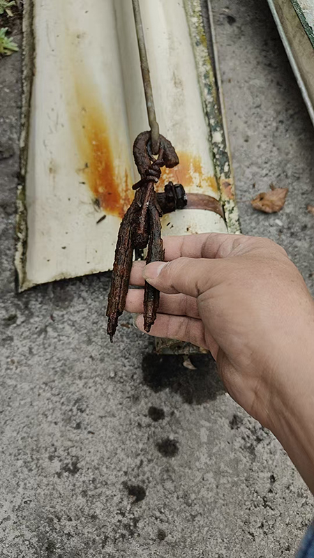 四川内江冷却塔维修现场