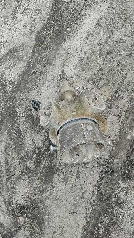 四川内江冷却塔维修现场